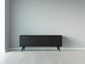 Mobile ingresso - Legno ingegnerizzato - 178 x 42 x 73 cm - Nero - Stile nordico contemporaneo
